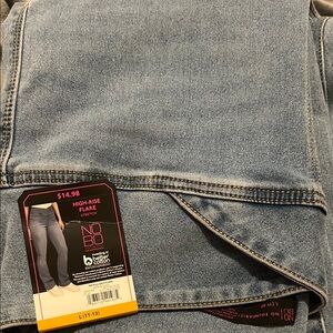 NOBO Blue High-Rise Flare Jeans